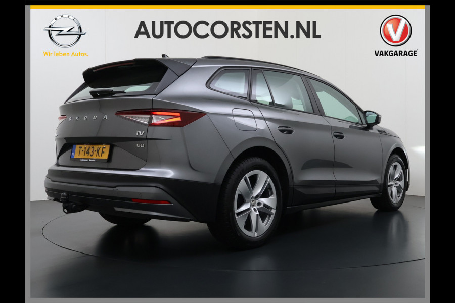 Škoda ENYAQ iV 60 Trekhaak SOH 94% Camera Navi Ecc Apple Carplay Android Auto Pdc Keyless-go Led Lmv Bluetooth Rijstrooksensor P Assist 1.000KG Trekgewicht Origineel Nederlandse Auto