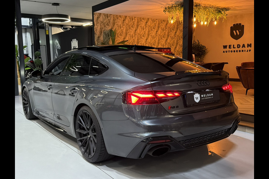 Audi A5 Sportback 2.9 TFSI RS 5 quattro Garantie 524PK Pano Keramisch B&O RS Stoelen Head-up StuurVW Memory Sfeer Laser Rijklaar