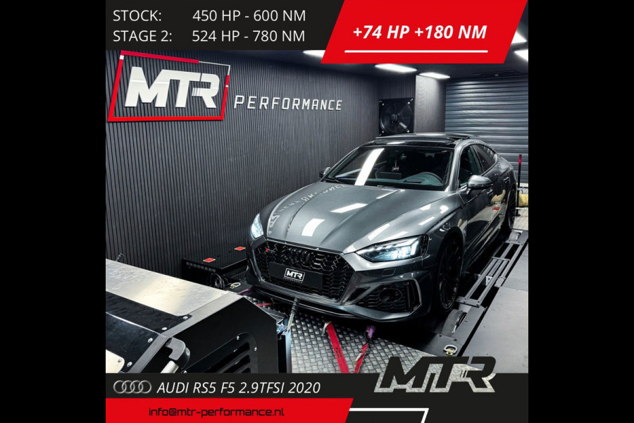 Audi A5 Sportback 2.9 TFSI RS 5 quattro Garantie 524PK Pano Keramisch B&O RS Stoelen Head-up StuurVW Memory Sfeer Laser Rijklaar
