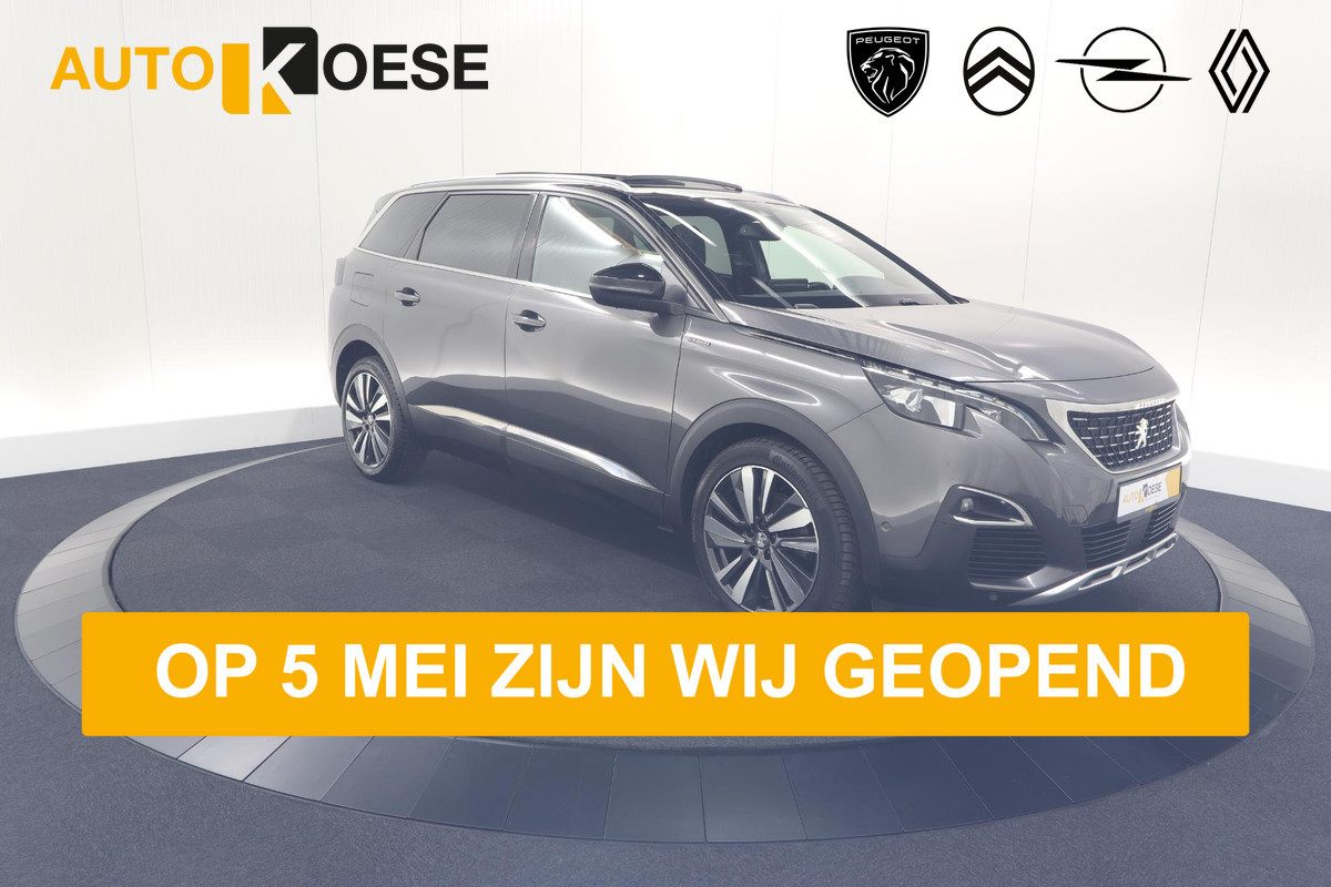 Peugeot 5008 PureTech 130 EAT8 GT-Line | Trekhaak | Panoramadak | Dodehoekdetectie | Elektrische Kofferklep