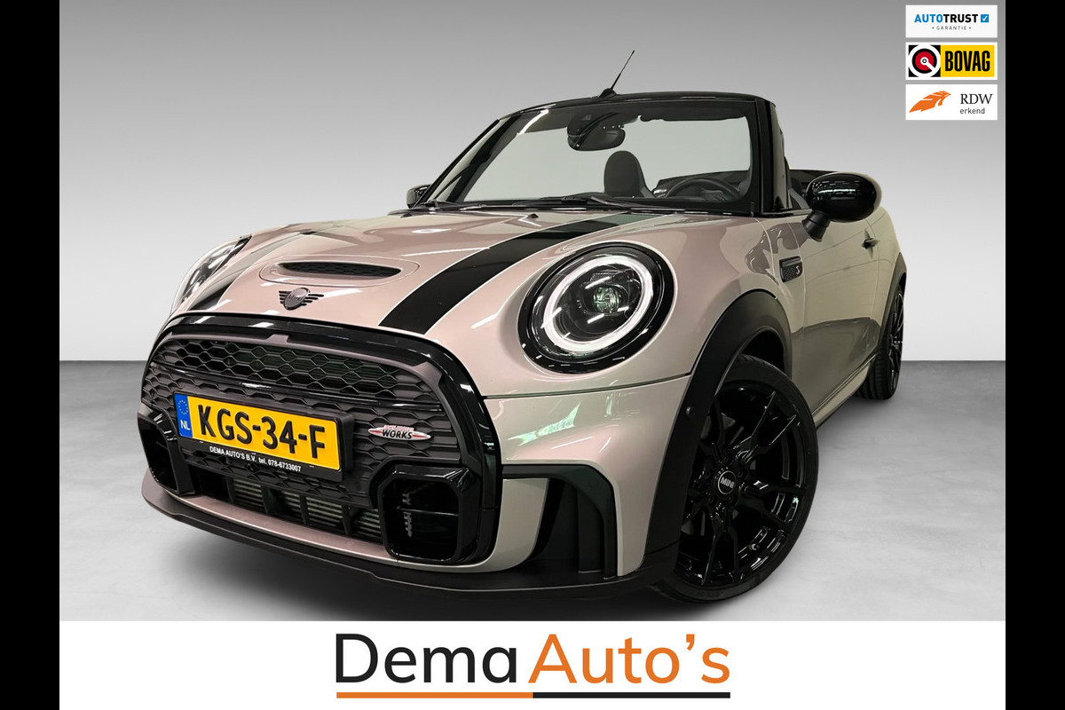 MINI Cabrio 2.0 Cooper S JCW 18'' JCW-STOELEN/NAVI/H-UP/H-KARDON/CAM/DAB/CARPLAY///