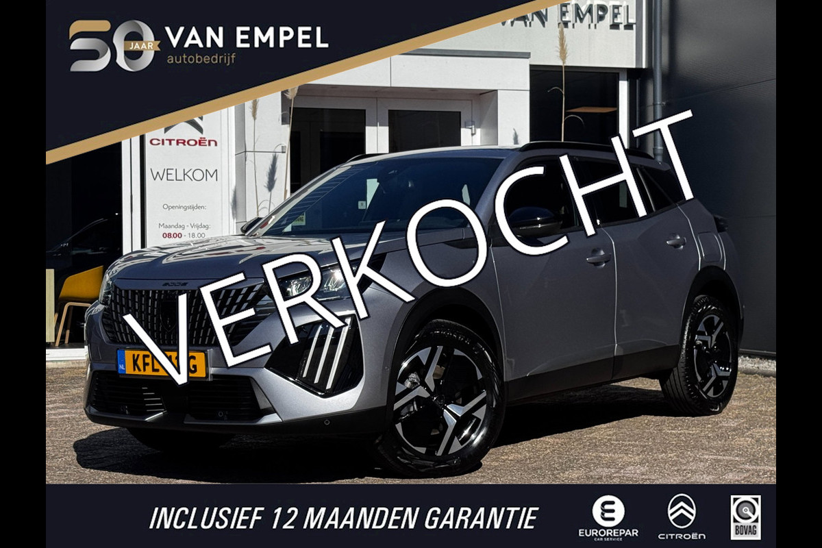 Peugeot 2008 1.2 Hybrid Allure | 360 Camera | Navigatie | Adaptive Cruise | Virtual Cockpit |