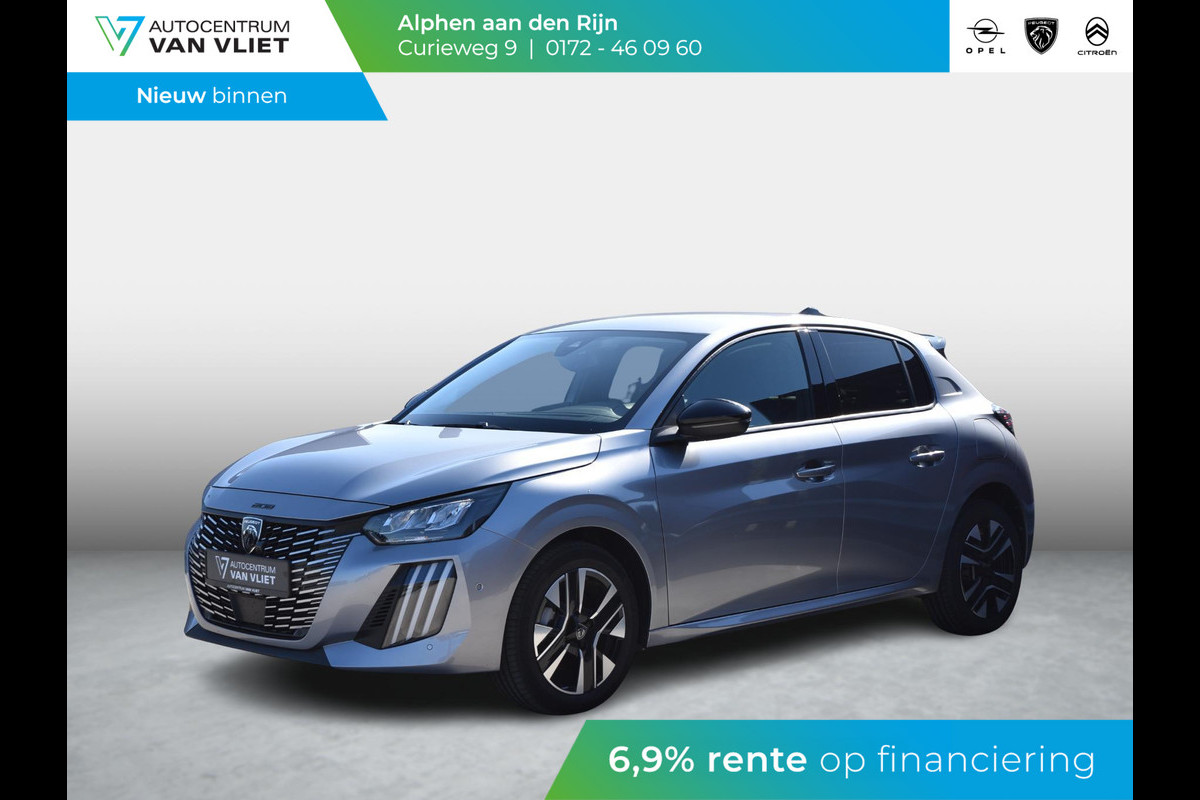 Peugeot 208 1.2 Hybrid 110 e-DCS6 Allure | TOT 8 JAAR GARANTIE | 110 PK | AUTOMAAT | NAVI | PARKEERSENSOREN MET CAMERA | CLIMATE CONTROL | 7.354 KM