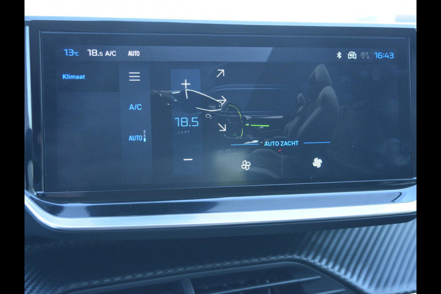 Peugeot 208 1.2 Hybrid 110 e-DCS6 Allure | TOT 8 JAAR GARANTIE | 110 PK | AUTOMAAT | NAVI | PARKEERSENSOREN MET CAMERA | CLIMATE CONTROL | 7.354 KM