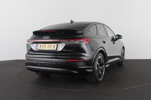 Audi Q4 Sportback e-tron 40 S line edition 77 kWh > 94% SOH/Trekhaak/21inch/Warmtepomp...