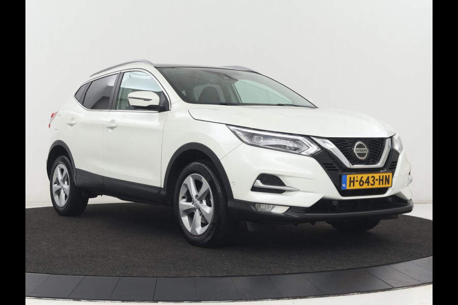 Nissan QASHQAI 1.3 DIG-T Business Edition | Panoramadak | Stoelverwarming | Trekhaak | Adaptive cruise | Leder | 360 Camera | Carplay | Keyless | Navigatie | Full LED | Side Assist | Elektrische stoelen