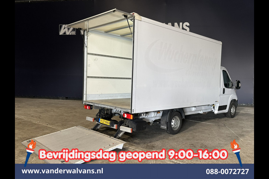 Citroën Jumper 2.2 BlueHDi 141pk Bakwagen 436cm lang Laadklep 1115kg laadvermogen Euro6 Airco | Cruisecontrol | Bijrijdersbank