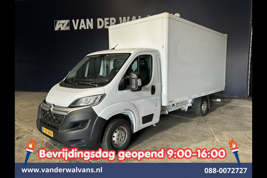 Citroën Jumper 2.2 BlueHDi 141pk Bakwagen 436cm lang Laadklep 1115kg laadvermogen Euro6 Airco | Cruisecontrol | Bijrijdersbank