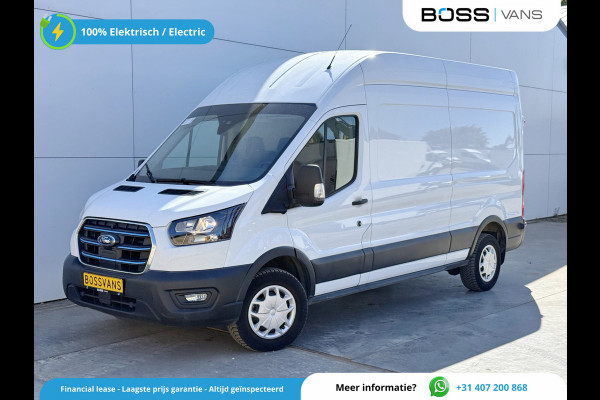 Ford E-Transit 68kWh 184PK L3H3 317km WLTP 96,3% (SOH) BEV Snelladen Camera Cruise control Climate control Carplay Navigatie Laadkabel Parkeersensoren