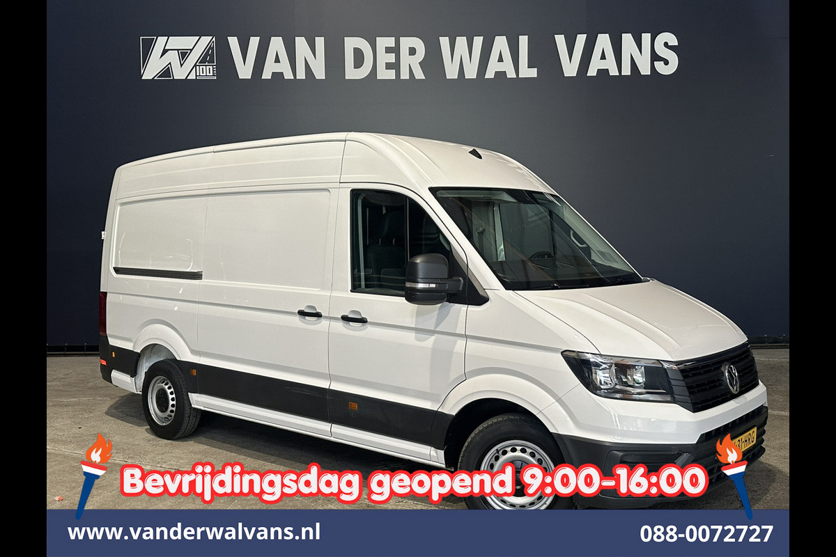 Volkswagen Crafter 2.0 TDI 140 pk L3H3 L2H2 Euro6 Airco | Camera | Navigatie | Apple Carplay | Massagestoel Android Auto, Parkeersensoren, 3000kg trekvermogen