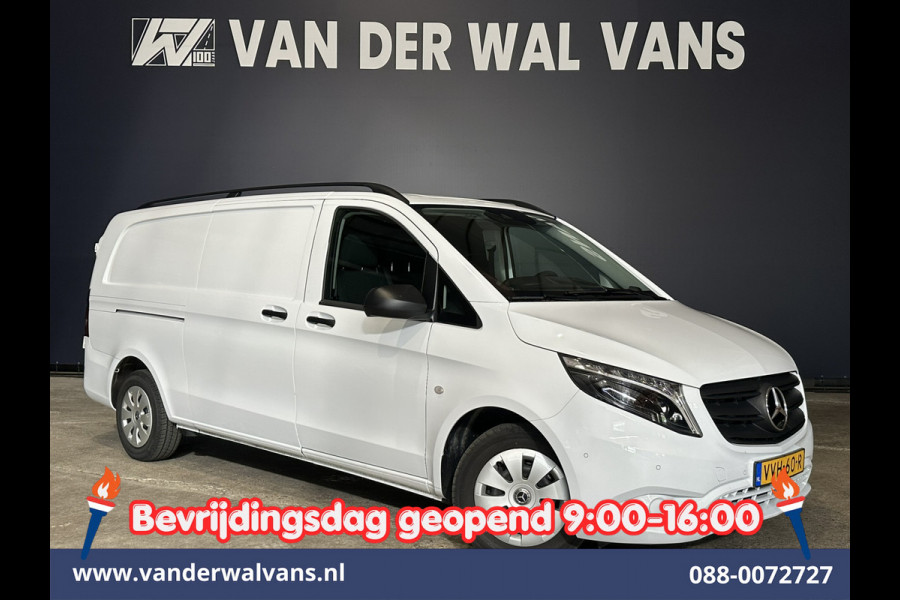 Mercedes-Benz Vito 116 CDI 164pk 9G-Tronic Automaat L3H1 Euro6 Airco | Camera | LED | Apple Carplay | 2500kg Trekhaak Android Auto, Cruisecontrol, Parkeersensoren, Bijrijdersbank