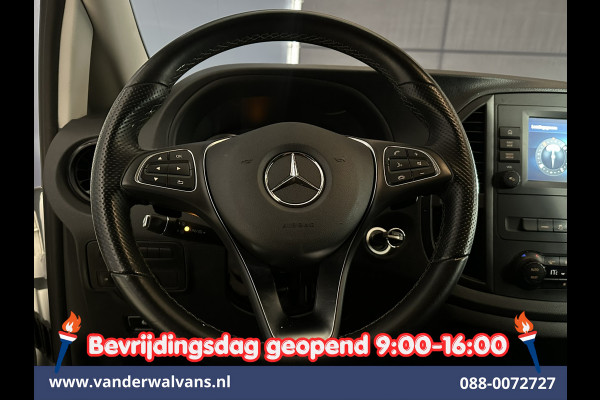 Mercedes-Benz Vito 116 CDI 164pk 9G-Tronic Automaat L3H1 Euro6 Airco | Camera | LED | Apple Carplay | 2500kg Trekhaak Android Auto, Cruisecontrol, Parkeersensoren, Bijrijdersbank