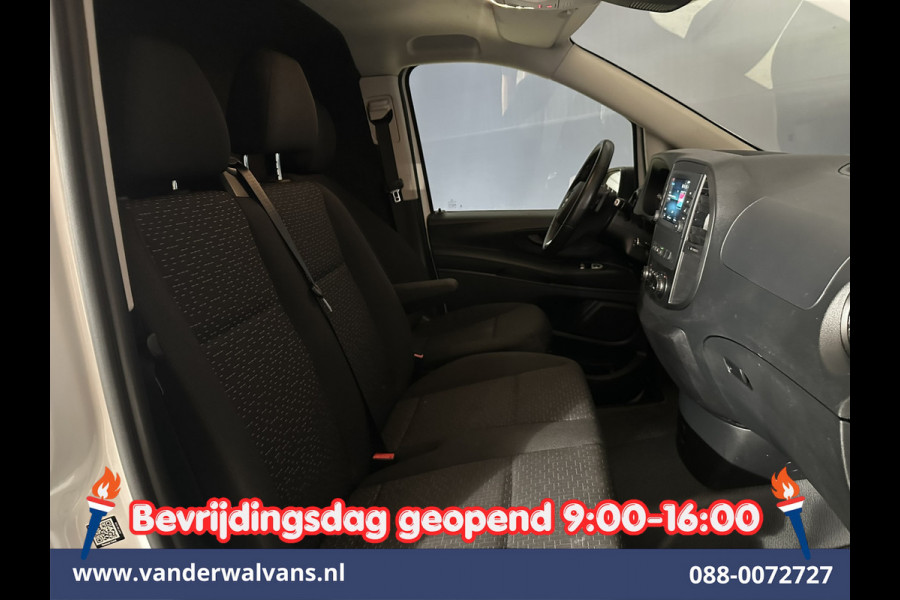 Mercedes-Benz Vito 116 CDI 164pk 9G-Tronic Automaat L3H1 Euro6 Airco | Camera | LED | Apple Carplay | 2500kg Trekhaak Android Auto, Cruisecontrol, Parkeersensoren, Bijrijdersbank