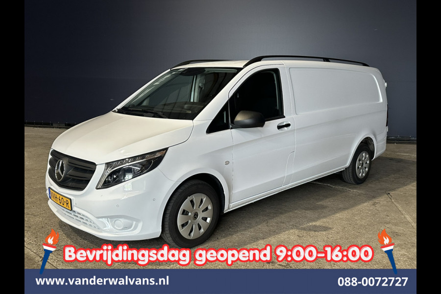 Mercedes-Benz Vito 116 CDI 164pk 9G-Tronic Automaat L3H1 Euro6 Airco | Camera | LED | Apple Carplay | 2500kg Trekhaak Android Auto, Cruisecontrol, Parkeersensoren, Bijrijdersbank