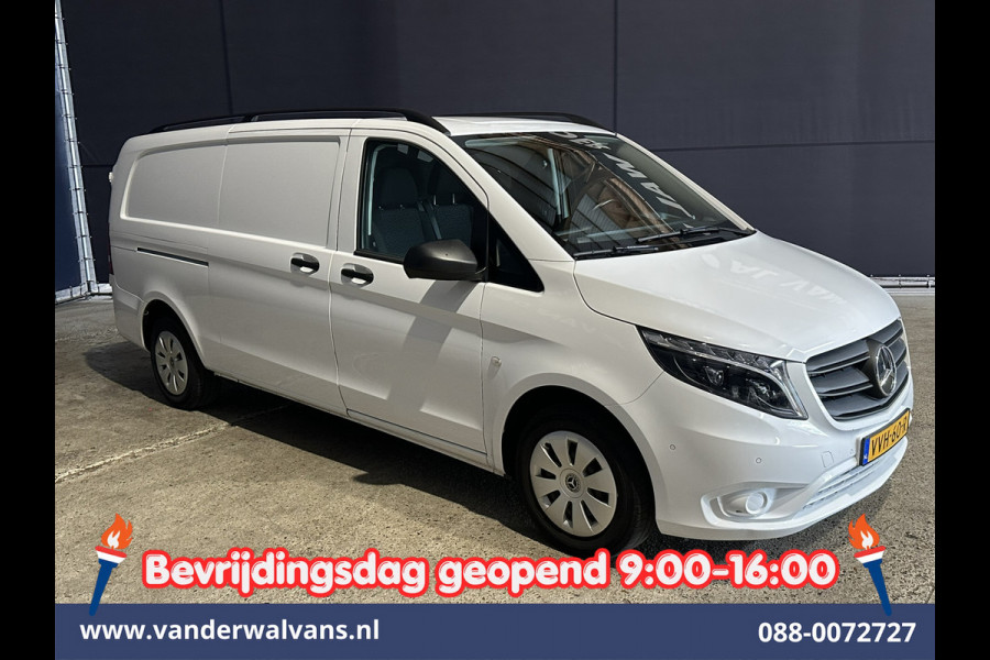 Mercedes-Benz Vito 116 CDI 164pk 9G-Tronic Automaat L3H1 Euro6 Airco | Camera | LED | Apple Carplay | 2500kg Trekhaak Android Auto, Cruisecontrol, Parkeersensoren, Bijrijdersbank