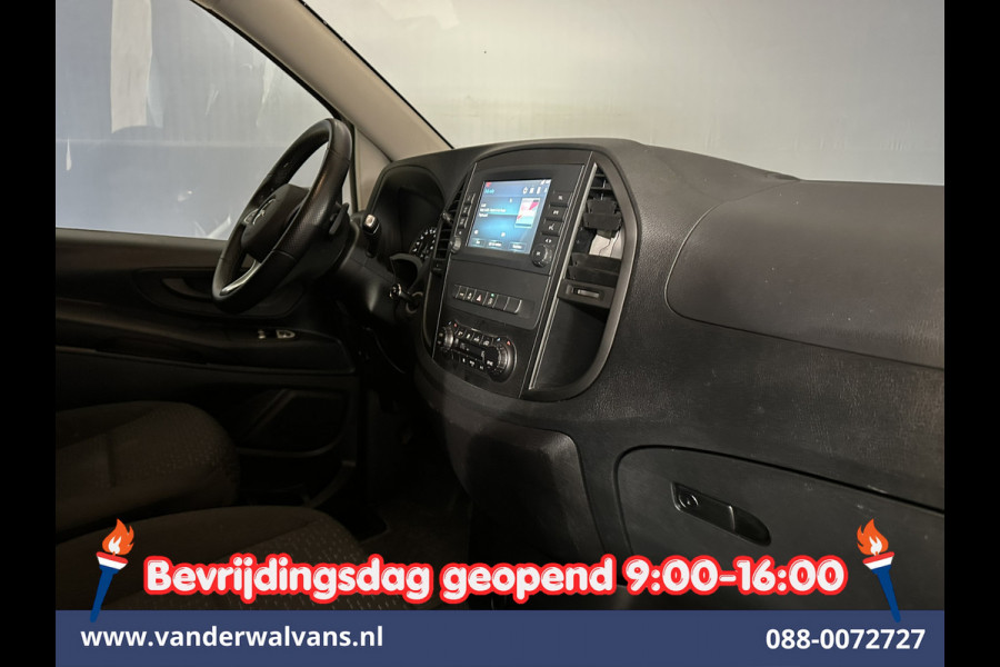 Mercedes-Benz Vito 116 CDI 164pk 9G-Tronic Automaat L3H1 Euro6 Airco | Camera | LED | Apple Carplay | 2500kg Trekhaak Android Auto, Cruisecontrol, Parkeersensoren, Bijrijdersbank