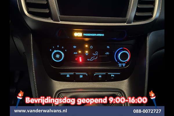 Ford Transit Connect 1.5 EcoBlue 101pk L1H1 Euro6 Airco | 3-Zits | Trekhaak | Stoelverwarming | Verwarmde voorruit Parkeersensoren, Bijrijdersbank