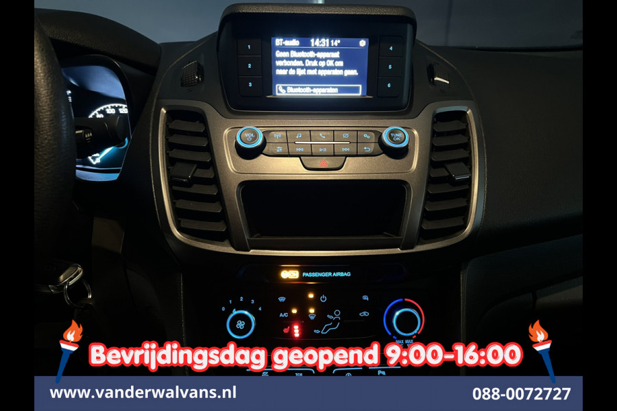 Ford Transit Connect 1.5 EcoBlue 101pk L1H1 Euro6 Airco | 3-Zits | Trekhaak | Stoelverwarming | Verwarmde voorruit Parkeersensoren, Bijrijdersbank