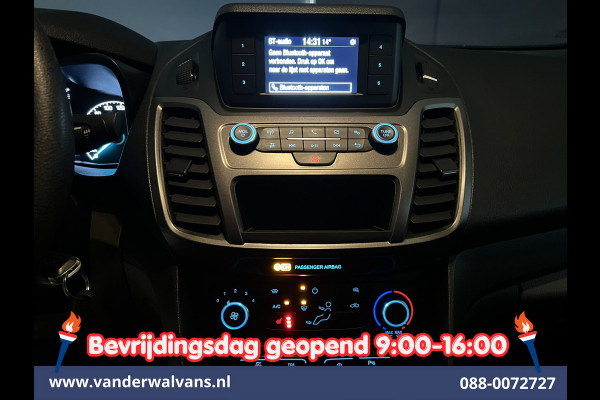 Ford Transit Connect 1.5 EcoBlue 101pk L1H1 Euro6 Airco | 3-Zits | Trekhaak | Stoelverwarming | Verwarmde voorruit Parkeersensoren, Bijrijdersbank
