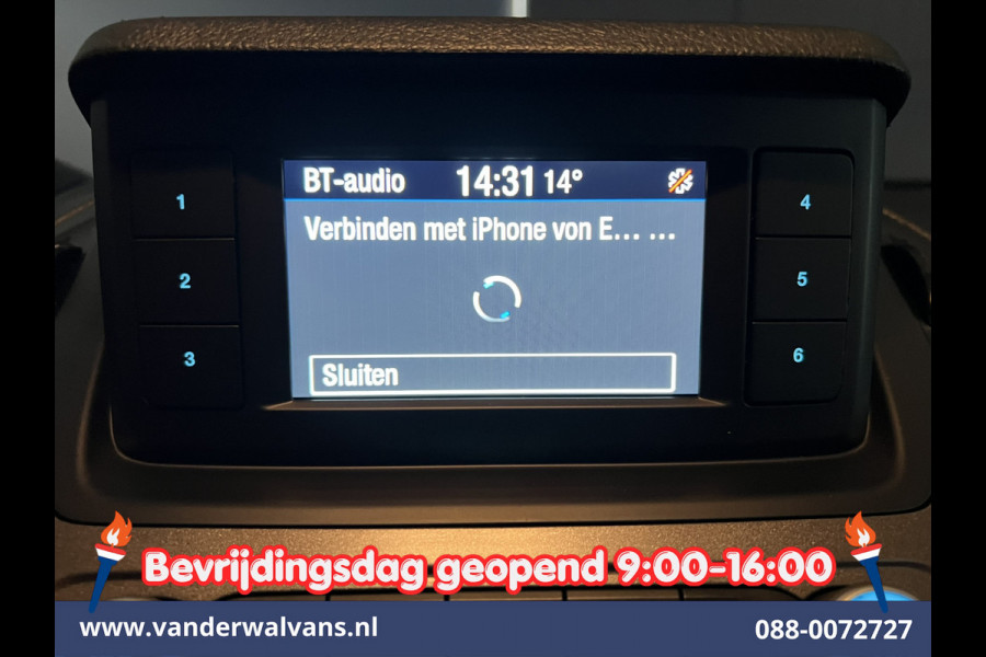 Ford Transit Connect 1.5 EcoBlue 101pk L1H1 Euro6 Airco | 3-Zits | Trekhaak | Stoelverwarming | Verwarmde voorruit Parkeersensoren, Bijrijdersbank