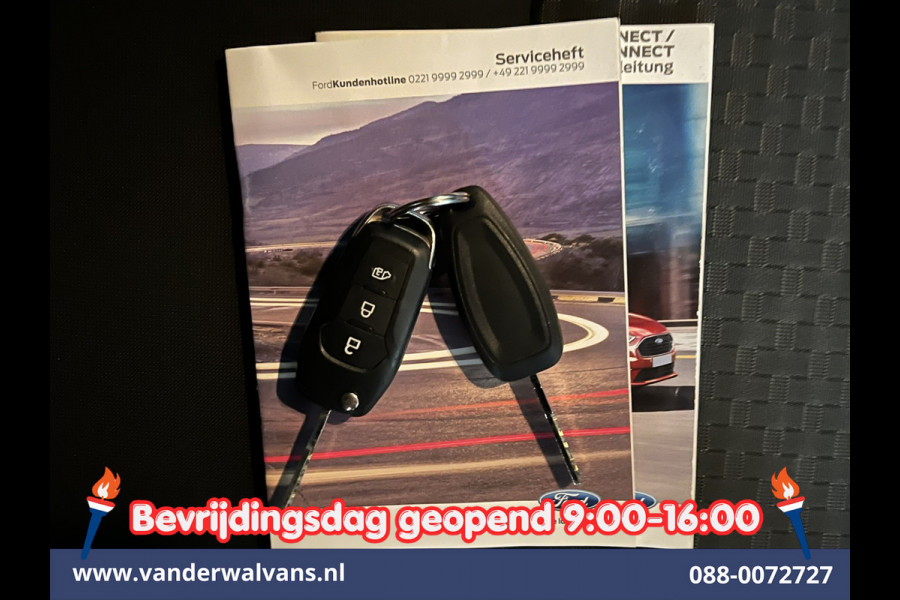 Ford Transit Connect 1.5 EcoBlue 101pk L1H1 Euro6 Airco | 3-Zits | Trekhaak | Stoelverwarming | Verwarmde voorruit Parkeersensoren, Bijrijdersbank