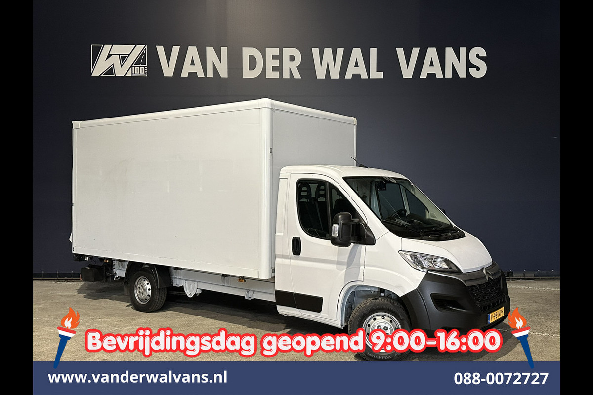 Citroën Jumper 2.2 BlueHDi 141pk Bakwagen 436cm Lang Laadklep Euro6 Airco | 1015kg laadvermogen | Cruisecontrol Camera, Bijrijdersbank