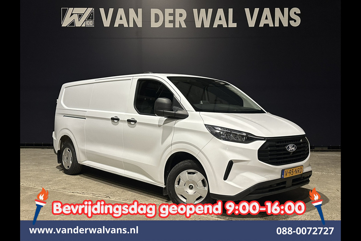 Ford Transit Custom 2.0 TDCI 136pk L2H1 Euro6 Airco | Camera | Apple Carplay | LED | Cruisecontrol | Verwarmde voorruit Android Auto, Parkeersensoren, Bijrijdersbank, 2800kg trekvermogen