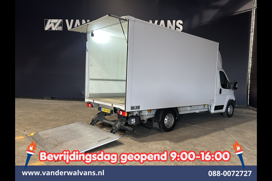 Peugeot Boxer 2.2 BlueHDi 141pk Bakwagen 428cm Lang Laadklep Euro6 Airco | Camera | 1085kg laadvermogen Bijrijdersbank