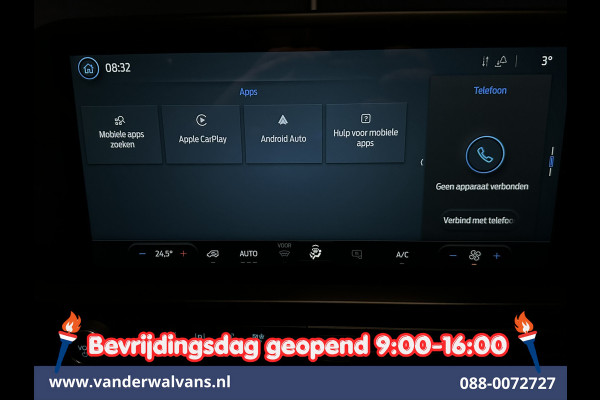 Ford Transit Custom 2.0 TDCI 111pk L1H1 Fabrieksgarantie Euro6 Airco | Camera | Apple Carplay | LED | Cruisecontrol Android Auto, Verwarmde voorruit, Parkeersensoren, Bijrijdersbank