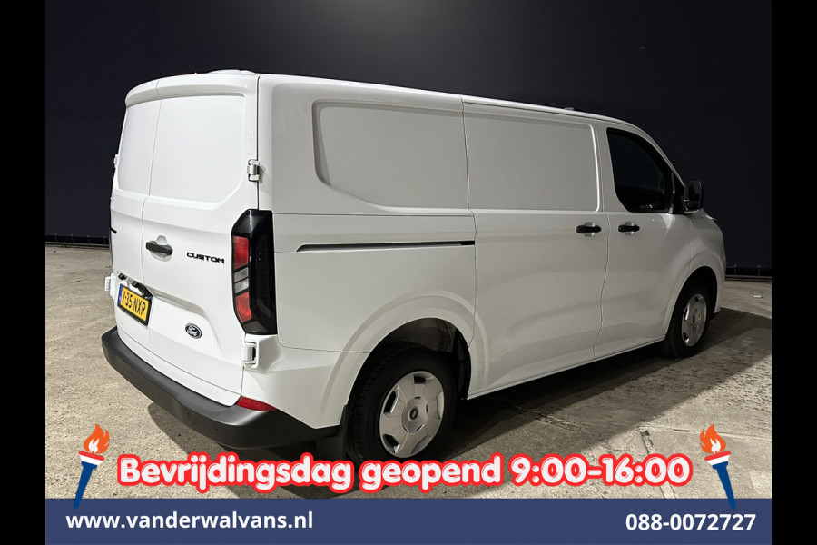 Ford Transit Custom 2.0 TDCI 111pk L1H1 Fabrieksgarantie Euro6 Airco | Camera | Apple Carplay | LED | Cruisecontrol Android Auto, Verwarmde voorruit, Parkeersensoren, Bijrijdersbank