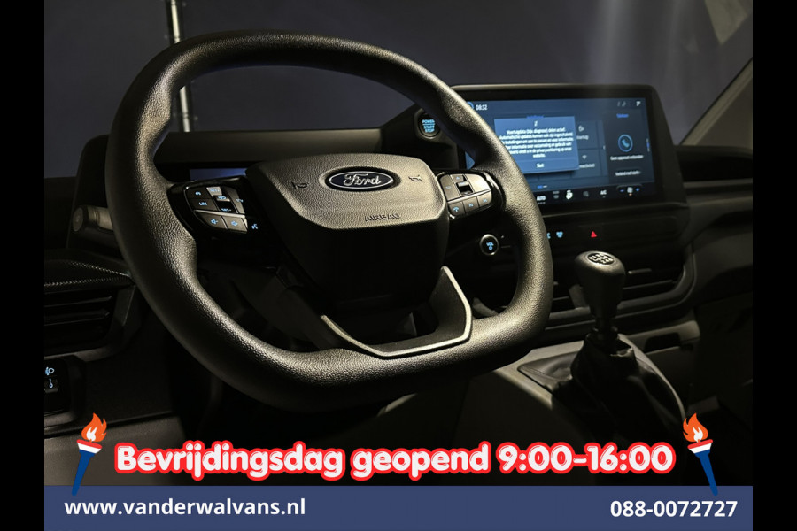 Ford Transit Custom 2.0 TDCI 111pk L1H1 Fabrieksgarantie Euro6 Airco | Camera | Apple Carplay | LED | Cruisecontrol Android Auto, Verwarmde voorruit, Parkeersensoren, Bijrijdersbank