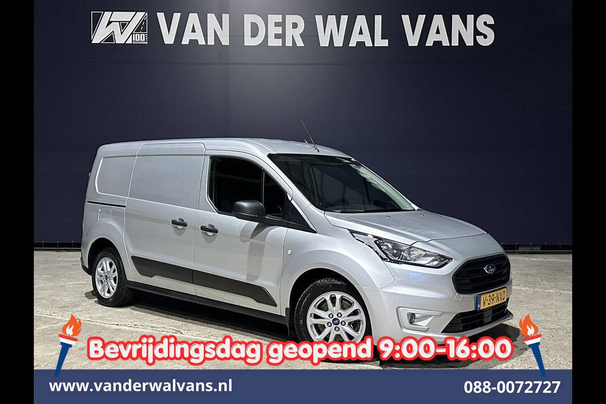 Ford Transit Connect 1.5 EcoBlue 100pk L2H1 Euro6 Airco | Camera | Navigatie | Trekhaak | LM velgen Parkeersensoren, Bumper in de kleur, Verwarmde voorruit, Zijdeur