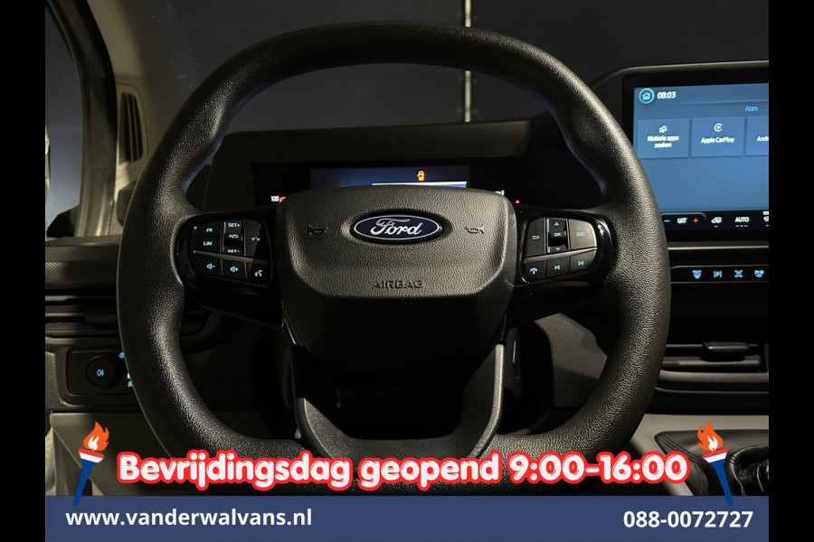 Ford Transit Custom 2.0 TDCI 111pk L1H1 Fabrieksgarantie Euro6 Airco | Camera | LED | Apple Carplay | Cruisecontrol Android Auto, Verwarmde voorruit, Parkeersensoren, Bijrijdersbank