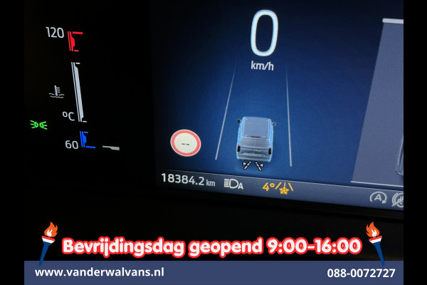Ford Transit Custom 2.0 TDCI 111pk L1H1 Fabrieksgarantie Euro6 Airco | Camera | LED | Apple Carplay | Cruisecontrol Android Auto, Verwarmde voorruit, Parkeersensoren, Bijrijdersbank
