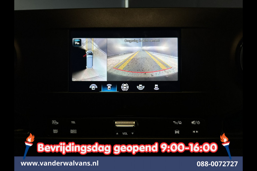 Mercedes-Benz Sprinter 317 CDI 170pk L3H2 Euro6 Airco | Apple Carplay | 360 Graden Camera | Navigatie Android Auto, Cruisecontrol, Chauffeursstoel, Parkeersensoren, Stoelverwarming, Bijrijdersbank
