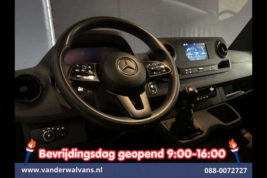 Mercedes-Benz Sprinter 317 CDI 170pk L3H2 Euro6 Airco | Apple Carplay | 360 Graden Camera | Navigatie Android Auto, Cruisecontrol, Chauffeursstoel, Parkeersensoren, Stoelverwarming, Bijrijdersbank