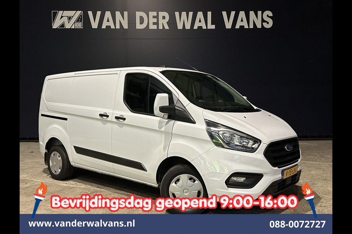 Ford Transit Custom 2.0 TDCI L1H1 Euro6 Airco | Camera | LED | Android Auto | Cruisecontrol | Verwarmde voorruit Parkeersensoren, Bijrijdersbank, 2500kg trekvermogen