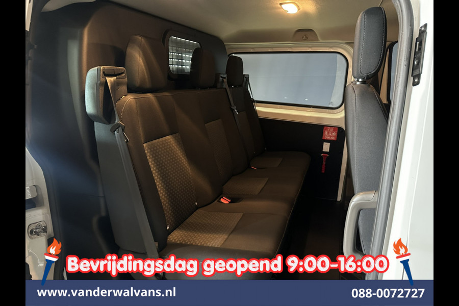 Ford Transit Custom 2.0 TDCI 130pk L2H1 Dubbele Cabine Euro6 inrichting | Airco | 5-Zits | Imperiaal | LED | Cruisecontrol Stoelverwarming, Parkeersensoren, 2800kg trekvermogen