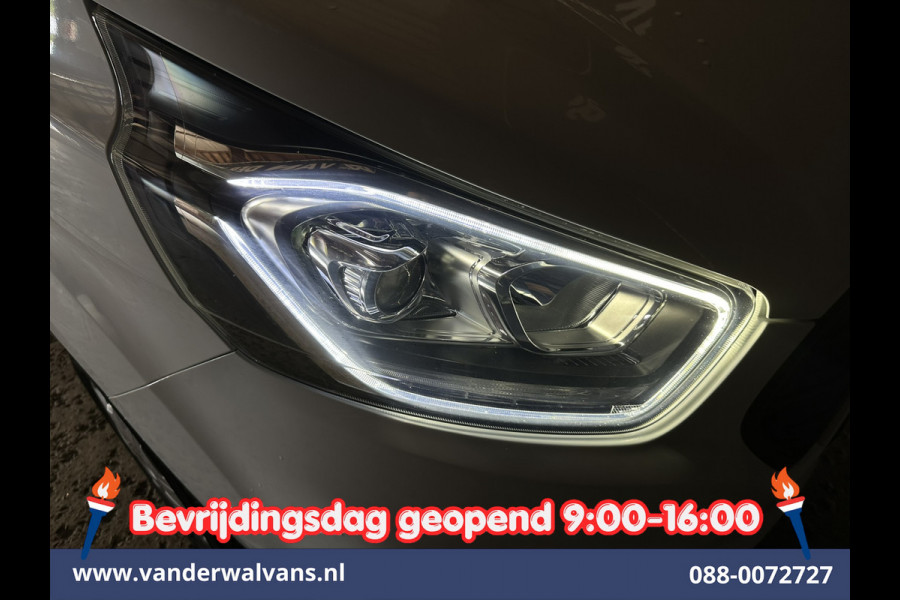 Ford Transit Custom 2.0 TDCI 130pk L2H1 Dubbele Cabine Euro6 inrichting | Airco | 5-Zits | Imperiaal | LED | Cruisecontrol Stoelverwarming, Parkeersensoren, 2800kg trekvermogen
