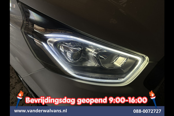Ford Transit Custom 2.0 TDCI 130pk L2H1 Dubbele Cabine Euro6 inrichting | Airco | 5-Zits | Imperiaal | LED | Cruisecontrol Stoelverwarming, Parkeersensoren, 2800kg trekvermogen