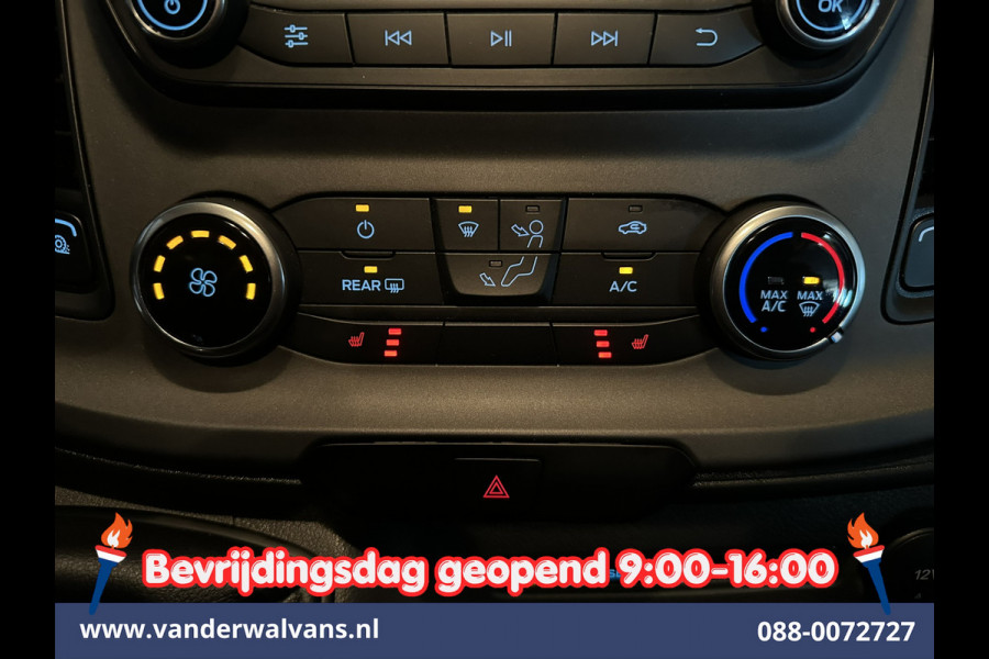 Ford Transit Custom 2.0 TDCI 130pk L2H1 Dubbele Cabine Euro6 inrichting | Airco | 5-Zits | Imperiaal | LED | Cruisecontrol Stoelverwarming, Parkeersensoren, 2800kg trekvermogen