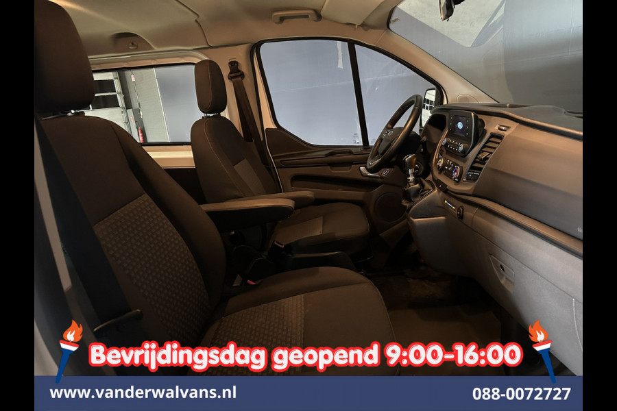 Ford Transit Custom 2.0 TDCI 130pk L2H1 Dubbele Cabine Euro6 inrichting | Airco | 5-Zits | Imperiaal | LED | Cruisecontrol Stoelverwarming, Parkeersensoren, 2800kg trekvermogen