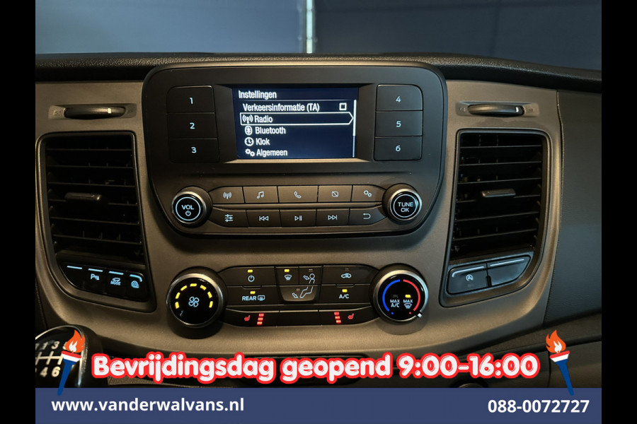 Ford Transit Custom 2.0 TDCI 130pk L2H1 Dubbele Cabine Euro6 inrichting | Airco | 5-Zits | Imperiaal | LED | Cruisecontrol Stoelverwarming, Parkeersensoren, 2800kg trekvermogen