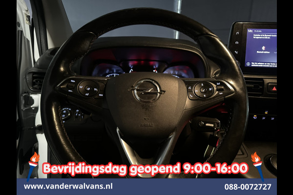 Opel Combo 1.5D 131pk Automaat L1H1 Euro6 Airco | 3-Zits | Camera | Apple Carplay | Cruisecontrol Android Auto, Parkeersensoren, Bijrijdersbank