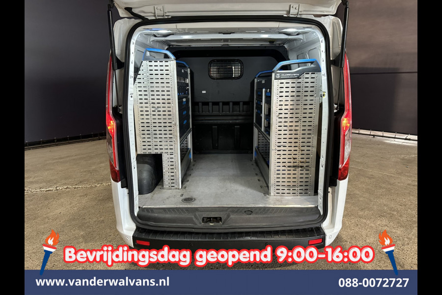 Ford Transit Custom 2.0 TDCI 131pk L2H1 Dubbele Cabine Inrichting Euro6 Airco | 5-Zits | Camera | Cruisecontrol | LED Parkeersensoren, Stoelverwarming, Achterklep, Dakdragers, 2800kg trekvermogen