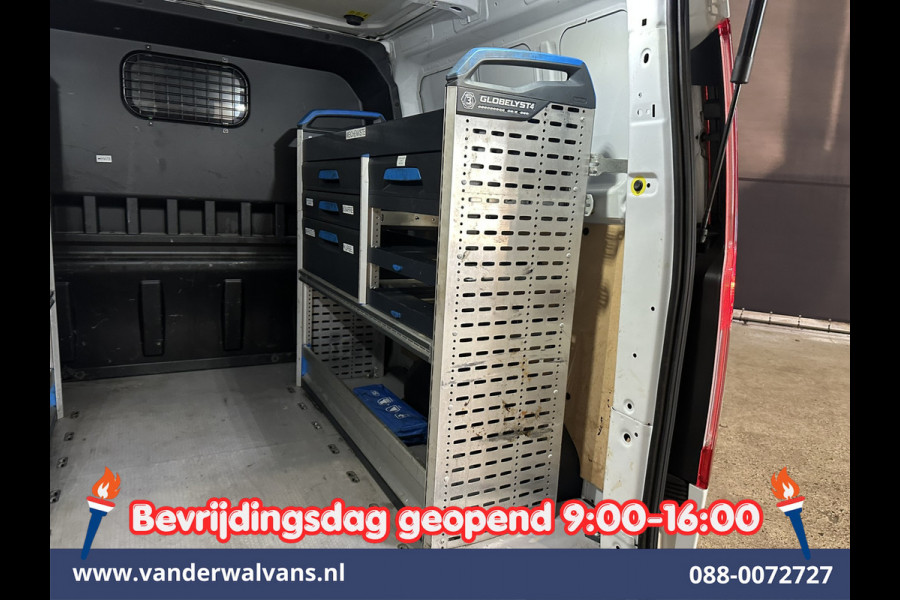 Ford Transit Custom 2.0 TDCI 131pk L2H1 Dubbele Cabine Inrichting Euro6 Airco | 5-Zits | Camera | Cruisecontrol | LED Parkeersensoren, Stoelverwarming, Achterklep, Dakdragers, 2800kg trekvermogen