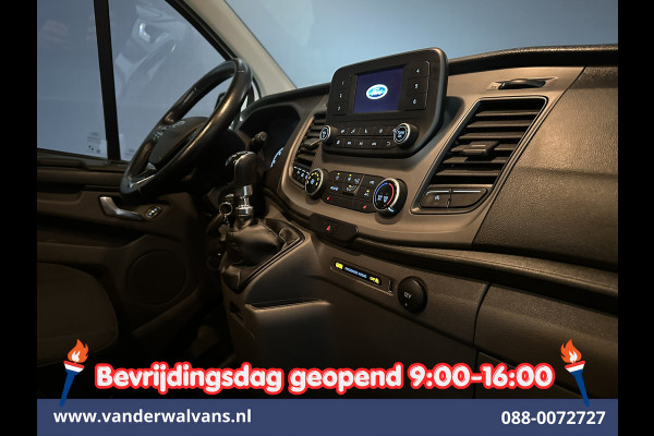 Ford Transit Custom 2.0 TDCI 131pk L2H1 Dubbele Cabine Inrichting Euro6 Airco | 5-Zits | Camera | Cruisecontrol | LED Parkeersensoren, Stoelverwarming, Achterklep, Dakdragers, 2800kg trekvermogen