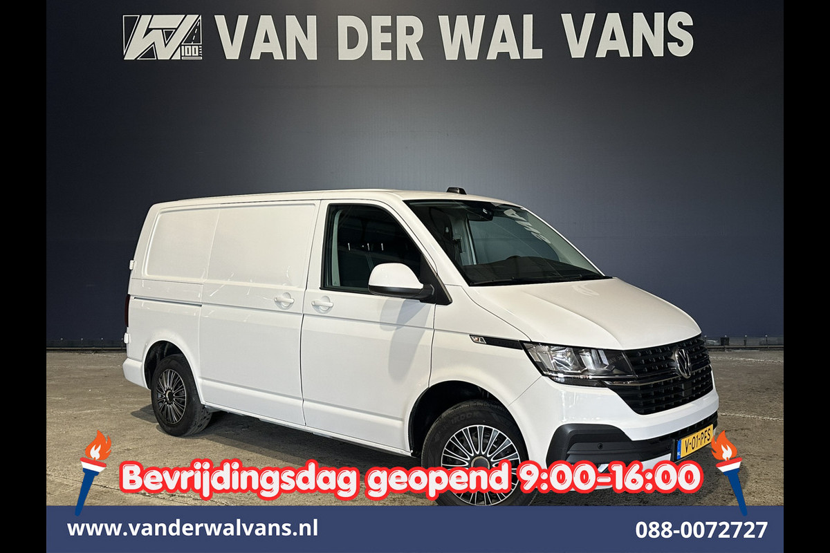 Volkswagen Transporter 2.0 TDI 150pk Automaat L1H1 Euro6 Airco | Navigatie | Camera | Android Auto | Cruisecontrol | Trekhaak Parkeersensoren, Bijrijdersbank