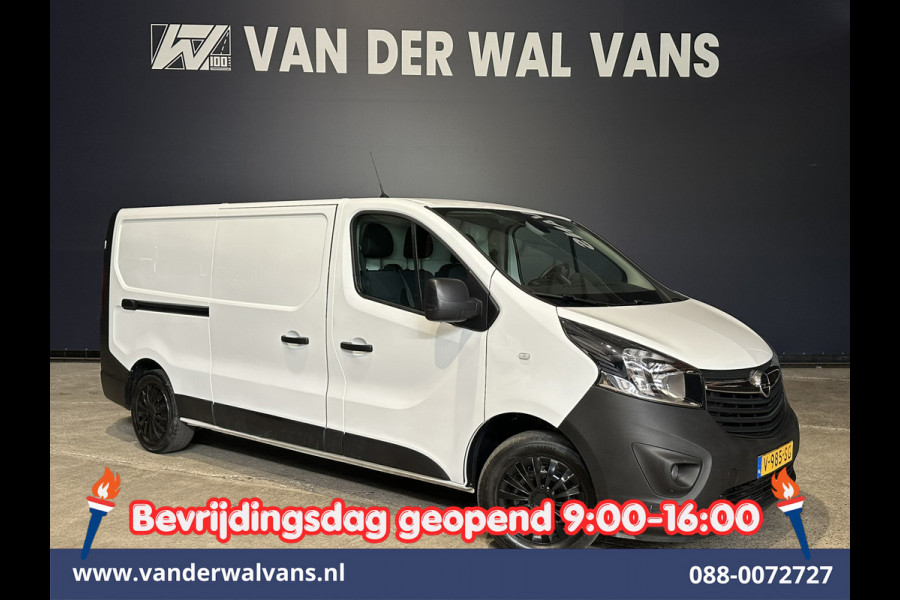Opel Vivaro 1.6 CDTI 126pk L2H1 Euro6 Airco | Camera | Navigatie | Trekhaak | LED | Cruisecontrol Parkeersensoren, Bijrijdersbank
