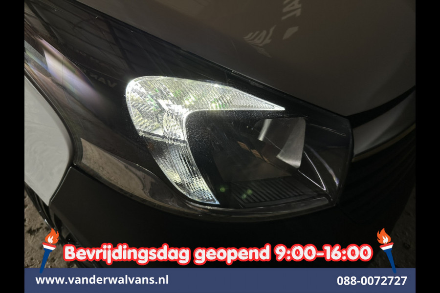 Opel Vivaro 1.6 CDTI 126pk L2H1 Euro6 Airco | Camera | Navigatie | Trekhaak | LED | Cruisecontrol Parkeersensoren, Bijrijdersbank